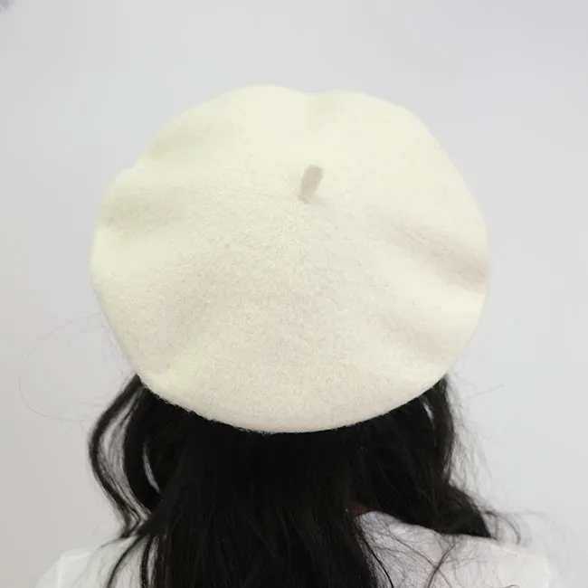 Personalized Beret with Back Stitching