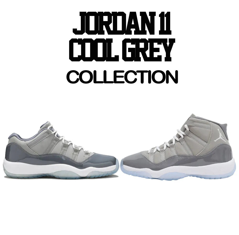 Retro 11 Cool Grey Raglan - WIN 23 - White