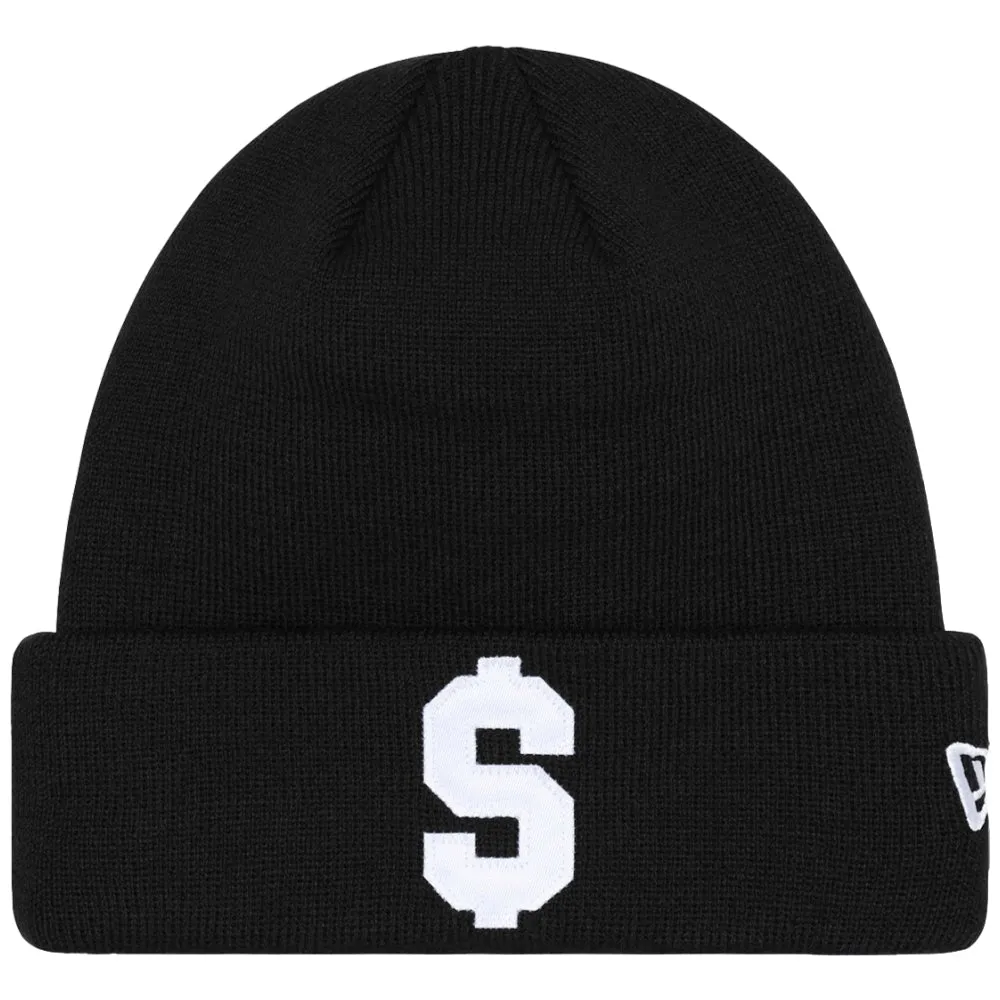 SUPREME NEW ERA $ BEANIE-BLACK