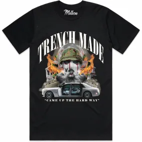 TRENCH MADE : Black Sneaker Tees Shirt