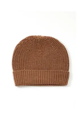 Uimi - Ernest Fishermans Rib Beanie - One Size - Gingerbread