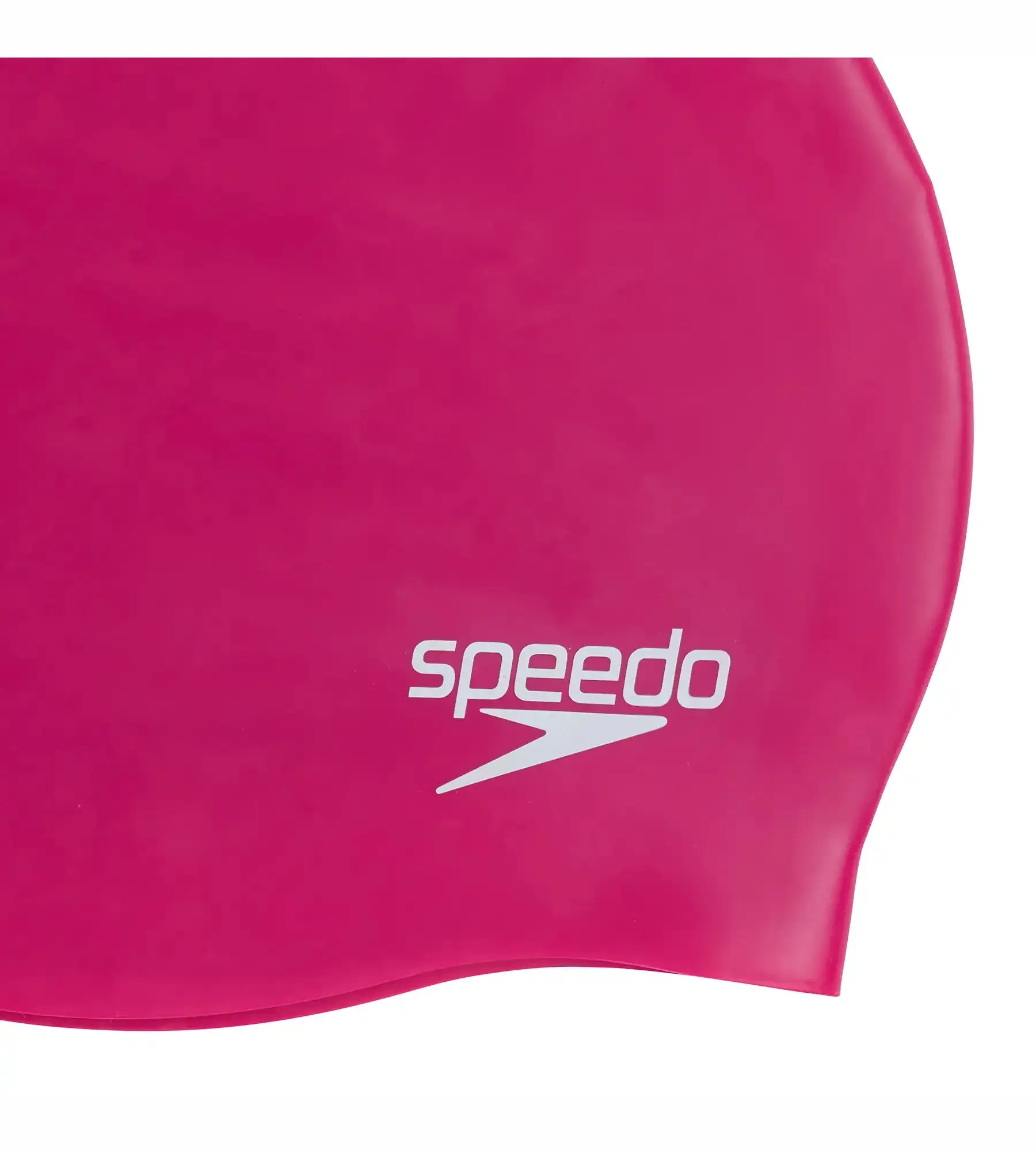 Unisex Adult Moulded Silicone Swim Cap - Purple