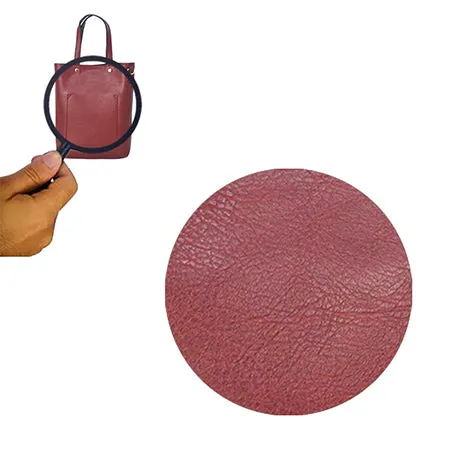 Wine Faux Leather NGIL Bucket Handbag